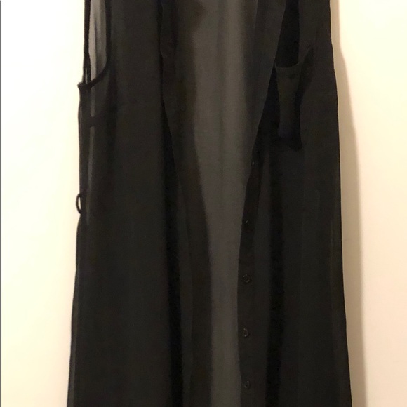 Thin Black Cardigan - Picture 2 of 3